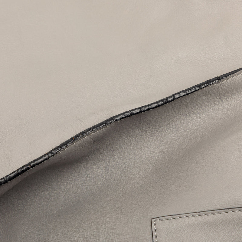 Leather Anagram Shopper Tote - Image 7