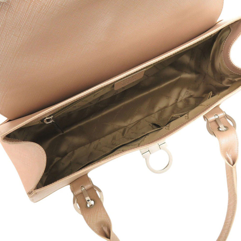 Metallic Calfskin Gancini Handbag - Image 4