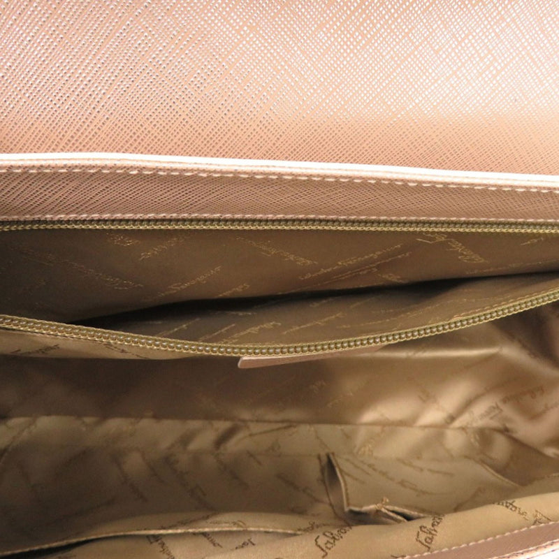 Metallic Calfskin Gancini Handbag - Image 5
