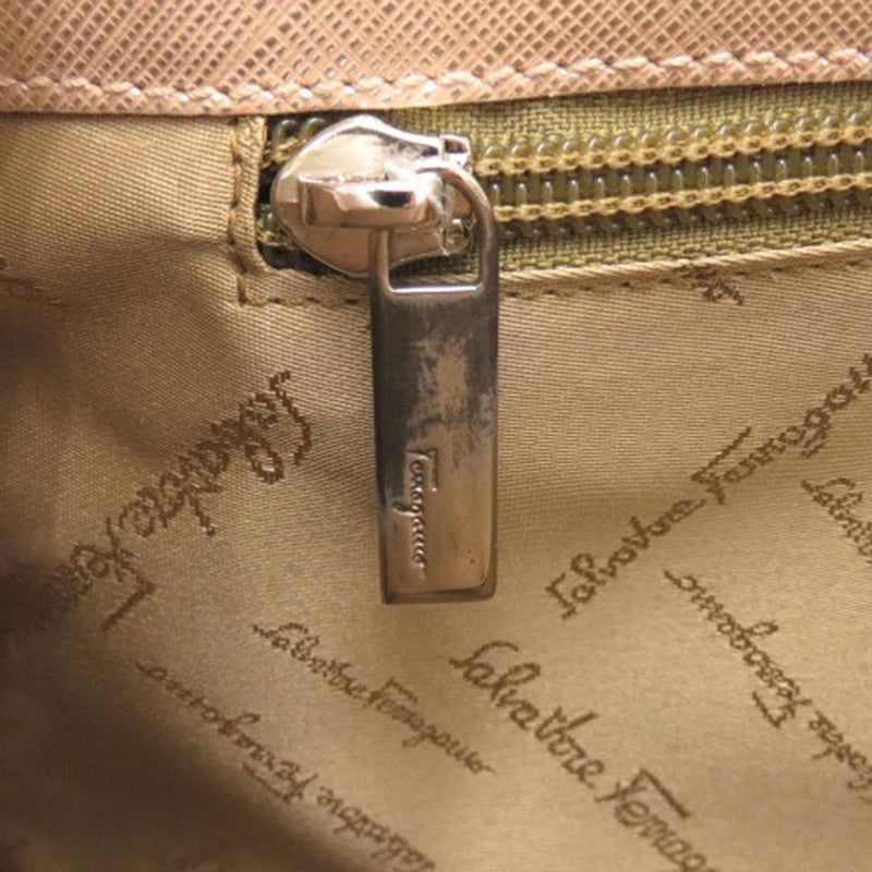 Metallic Calfskin Gancini Handbag - Image 7