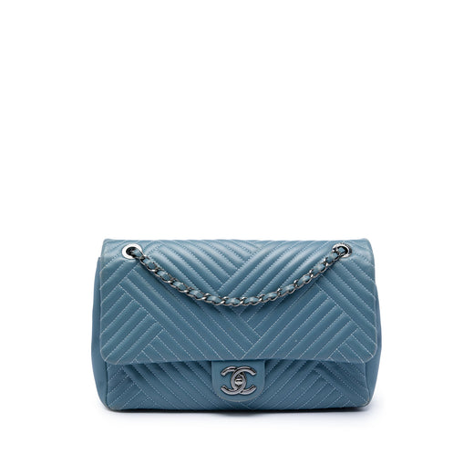 Large Lambskin CC Crossing Flap - Image 1