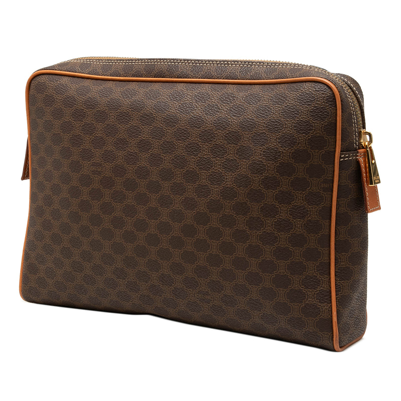 Macadam Coated Canvas Clutch - Image 2