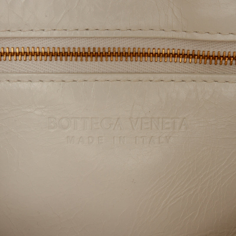 Calfskin Intreccio Plisse Cassette Shoulder Bag - Image 5
