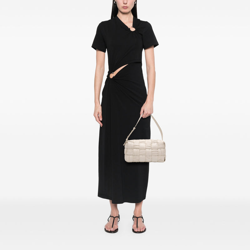 Calfskin Intreccio Plisse Cassette Shoulder Bag - Image 7