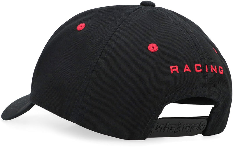 Palm Angels Pmlb094s24fab004 Baseball Cap — Black Cotton Caps