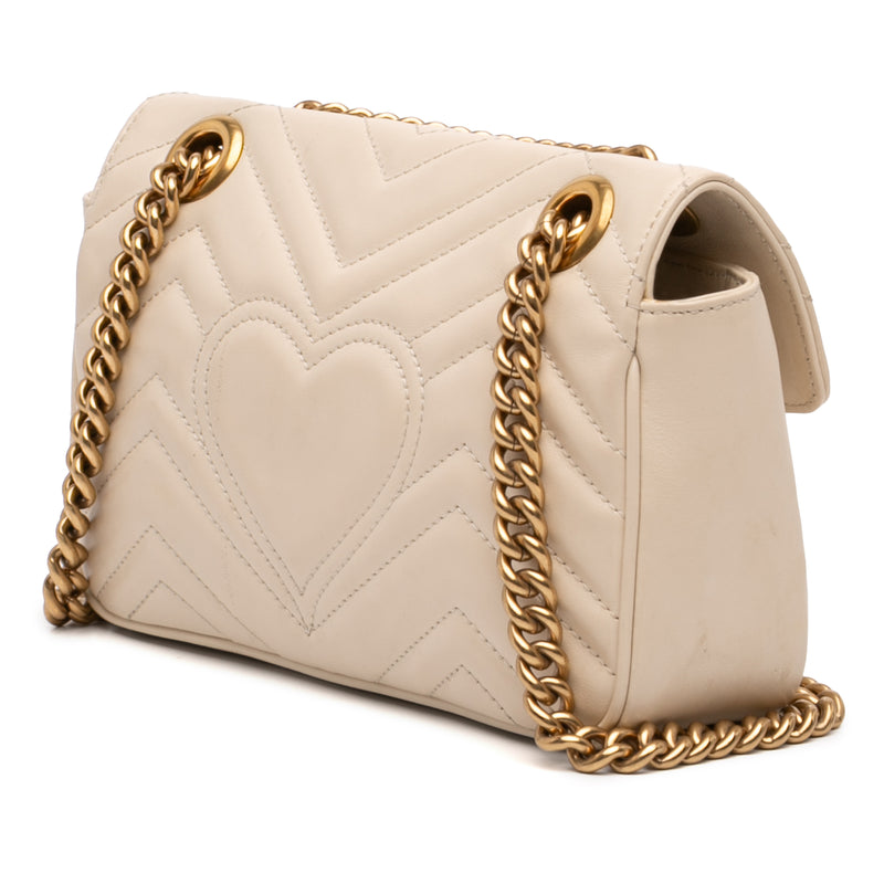 Small GG Marmont Matelasse Calfskin Shoulder Bag - Image 2