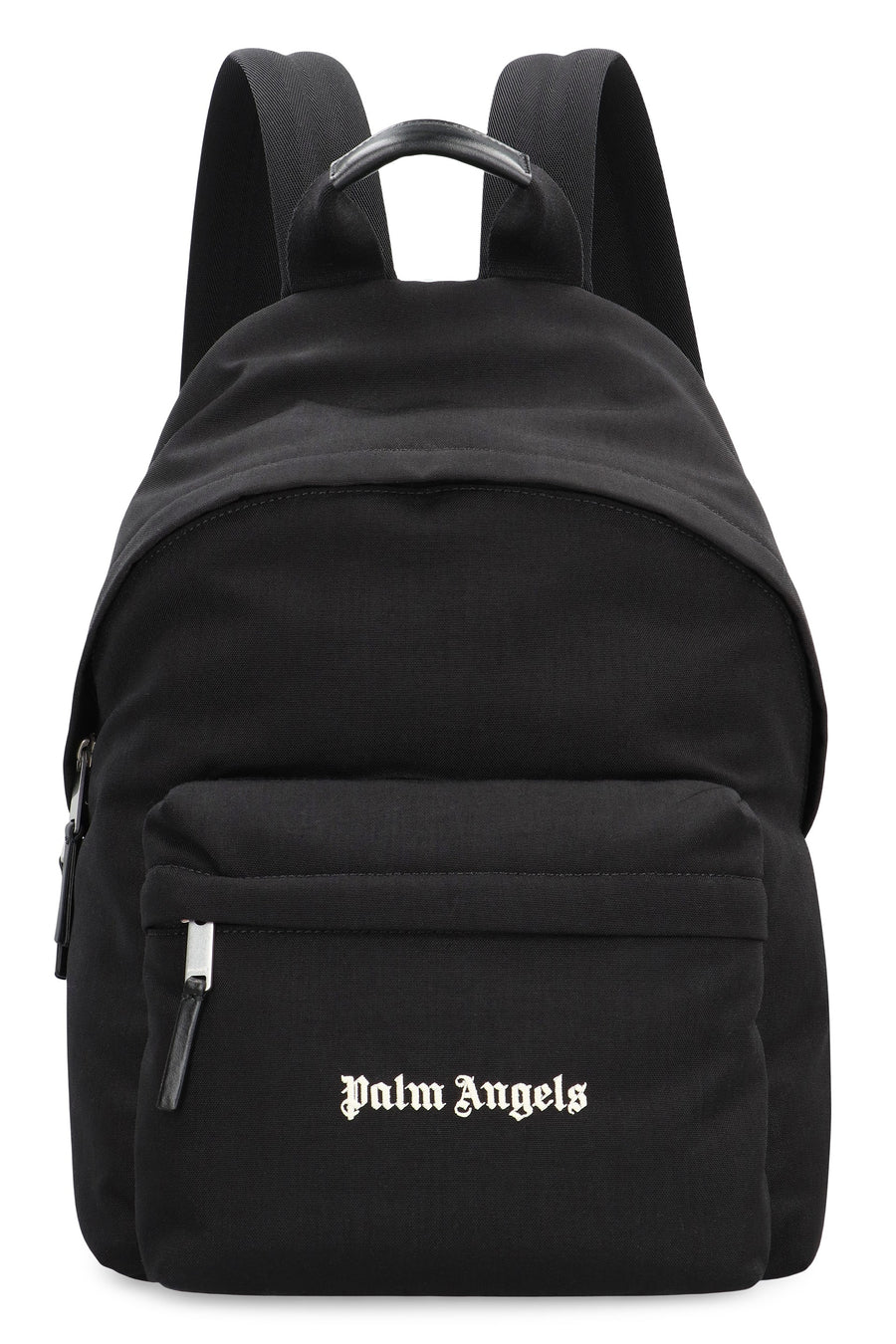 Palm Angels Logo-Embroidered Backpack — Black Polyamide
