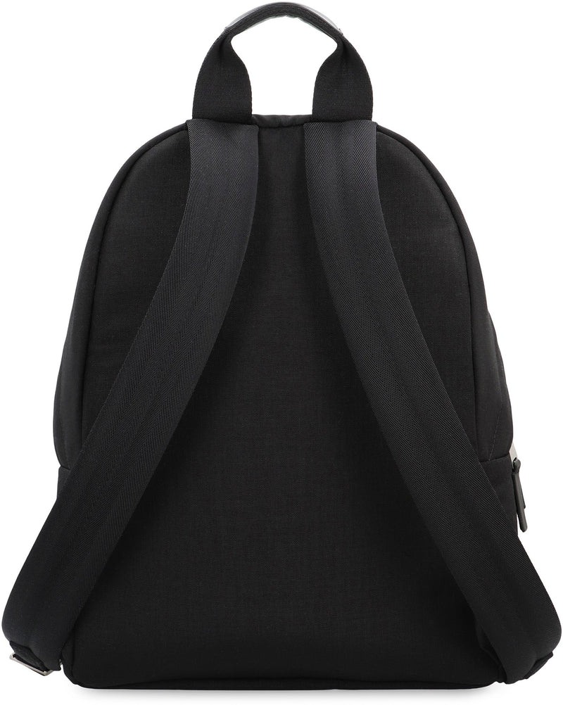 Palm Angels Logo-Embroidered Backpack — Black Polyamide