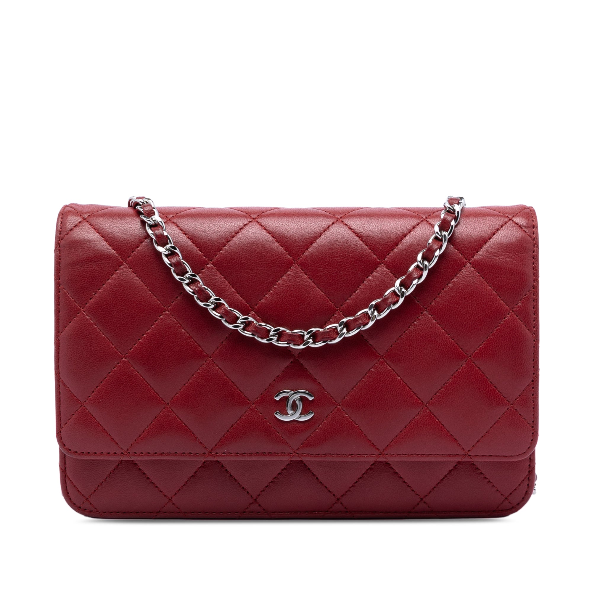 CC Quilted Lambskin Wallet on Chain - Image 1