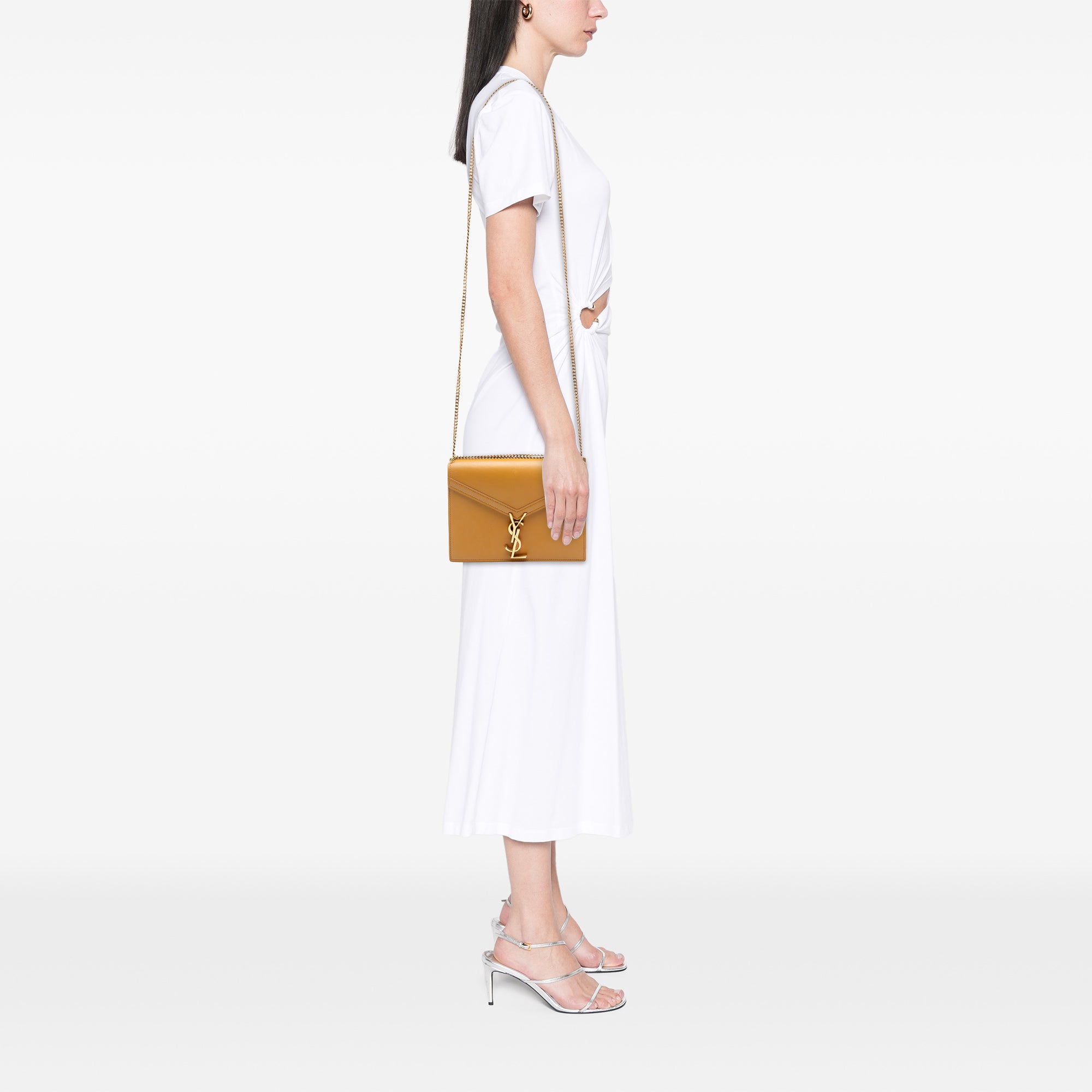 Smooth Calfskin Monogram Cassandra Clasp Bag - Image 7