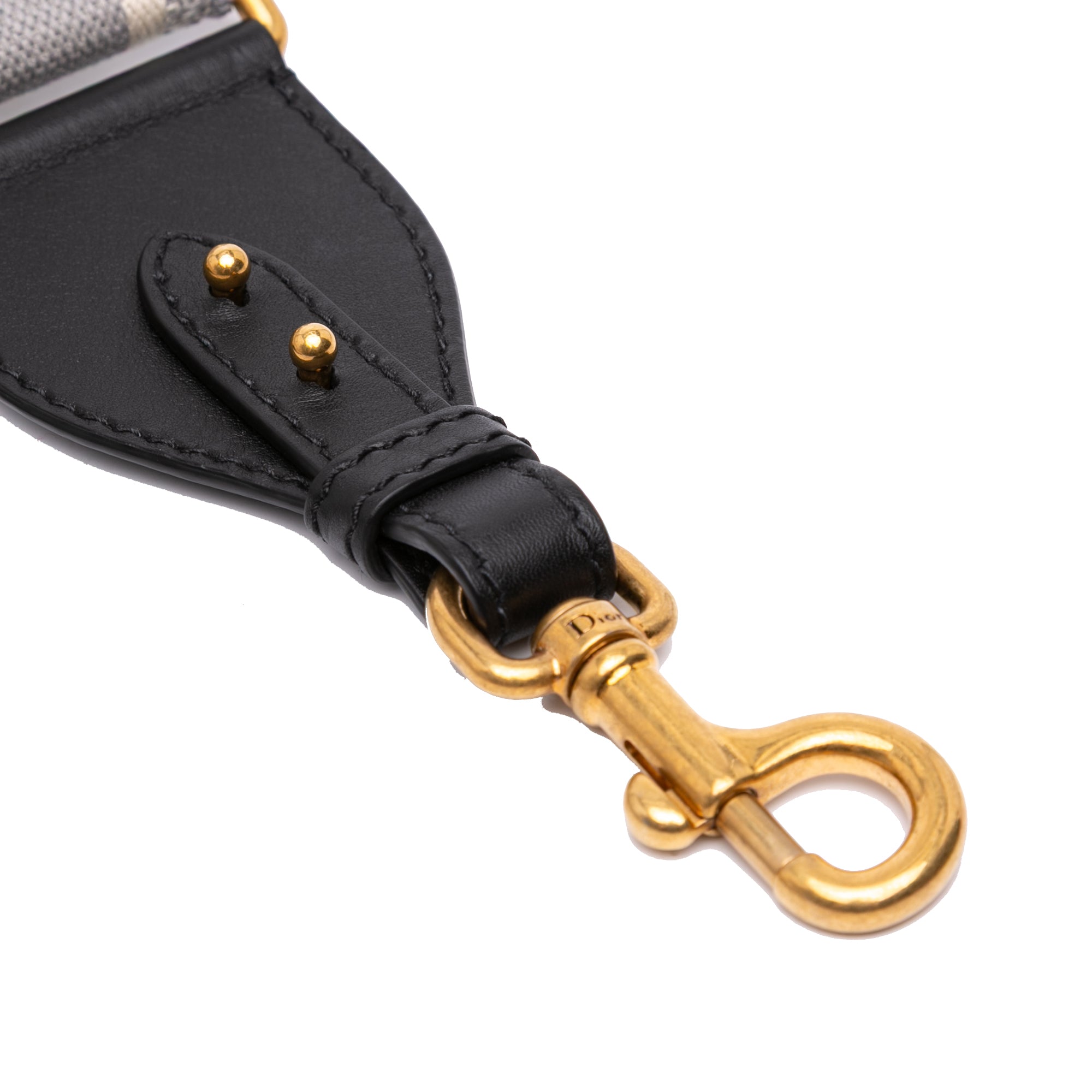 Embroidered Canvas Logo Bag Strap - Image 3
