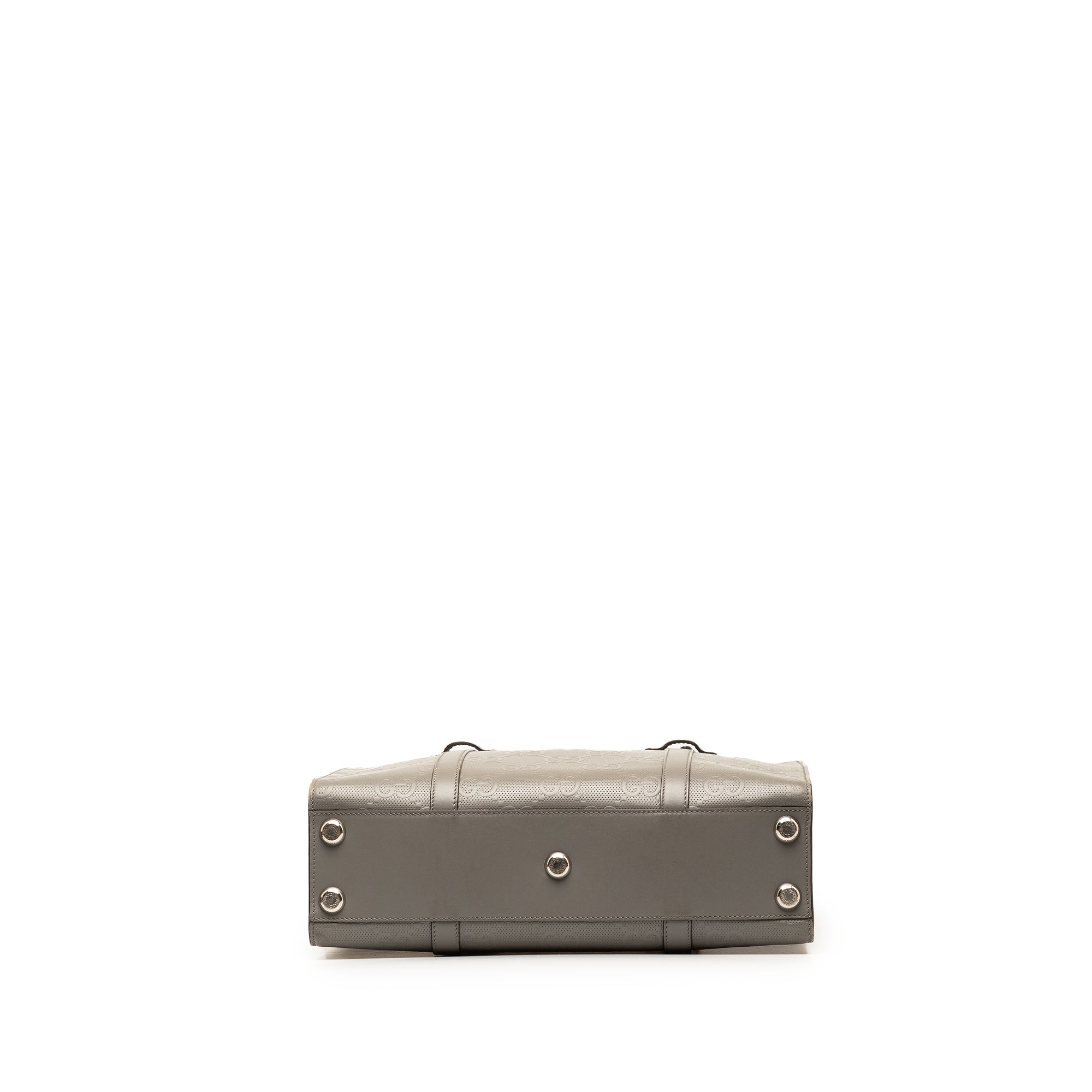 GG Embossed Leather Vertical Tote - Image 4