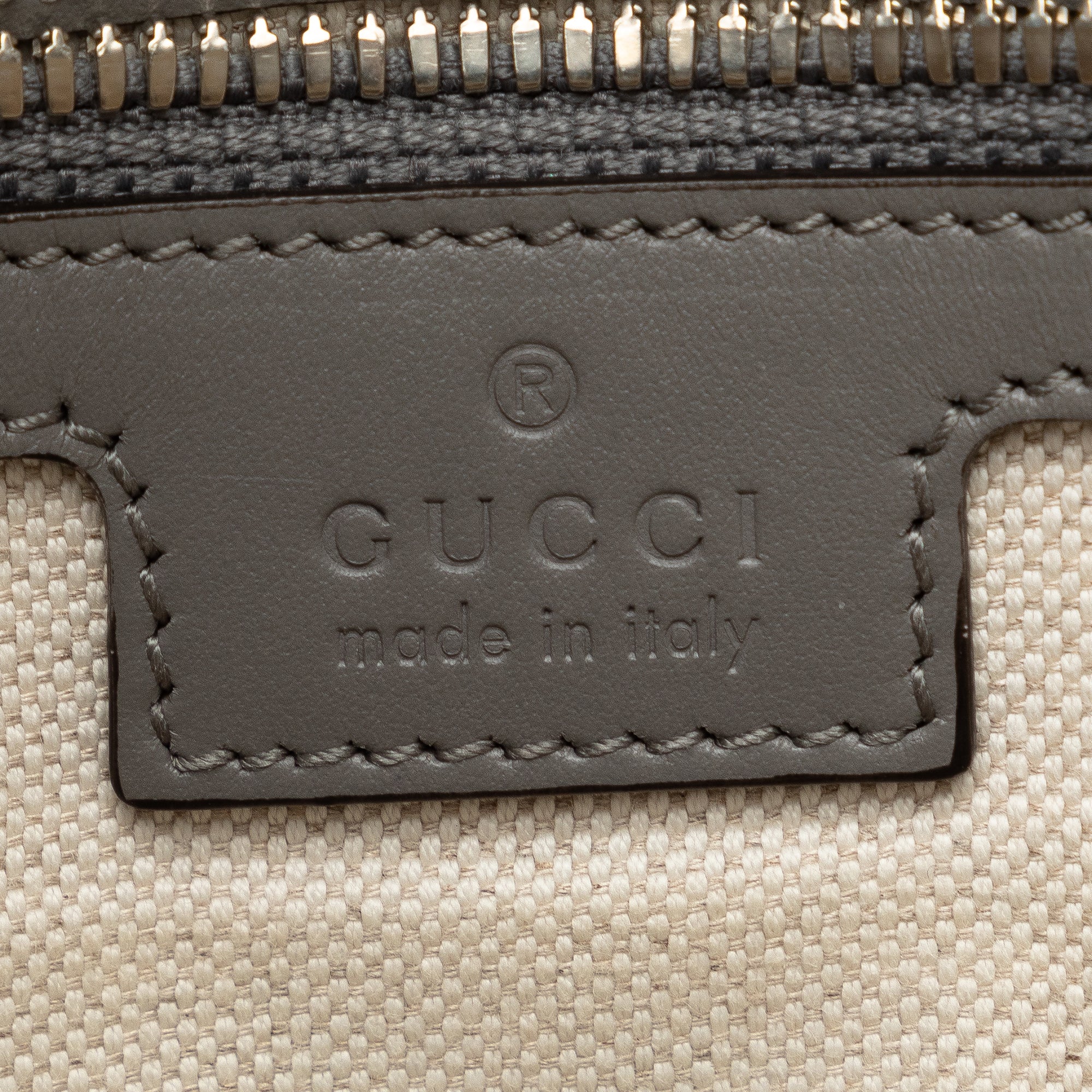 GG Embossed Leather Vertical Tote - Image 6