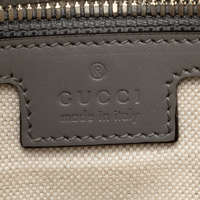 GG Embossed Leather Vertical Tote - Image 6