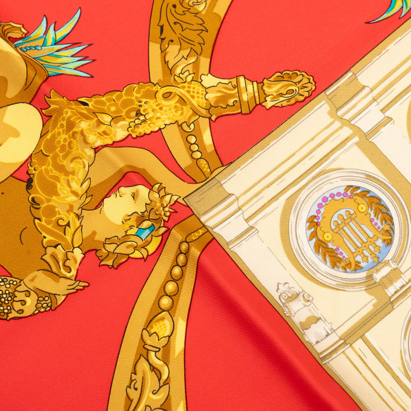 Hommage A Charles Garnier Silk Scarf 90 - Image 5
