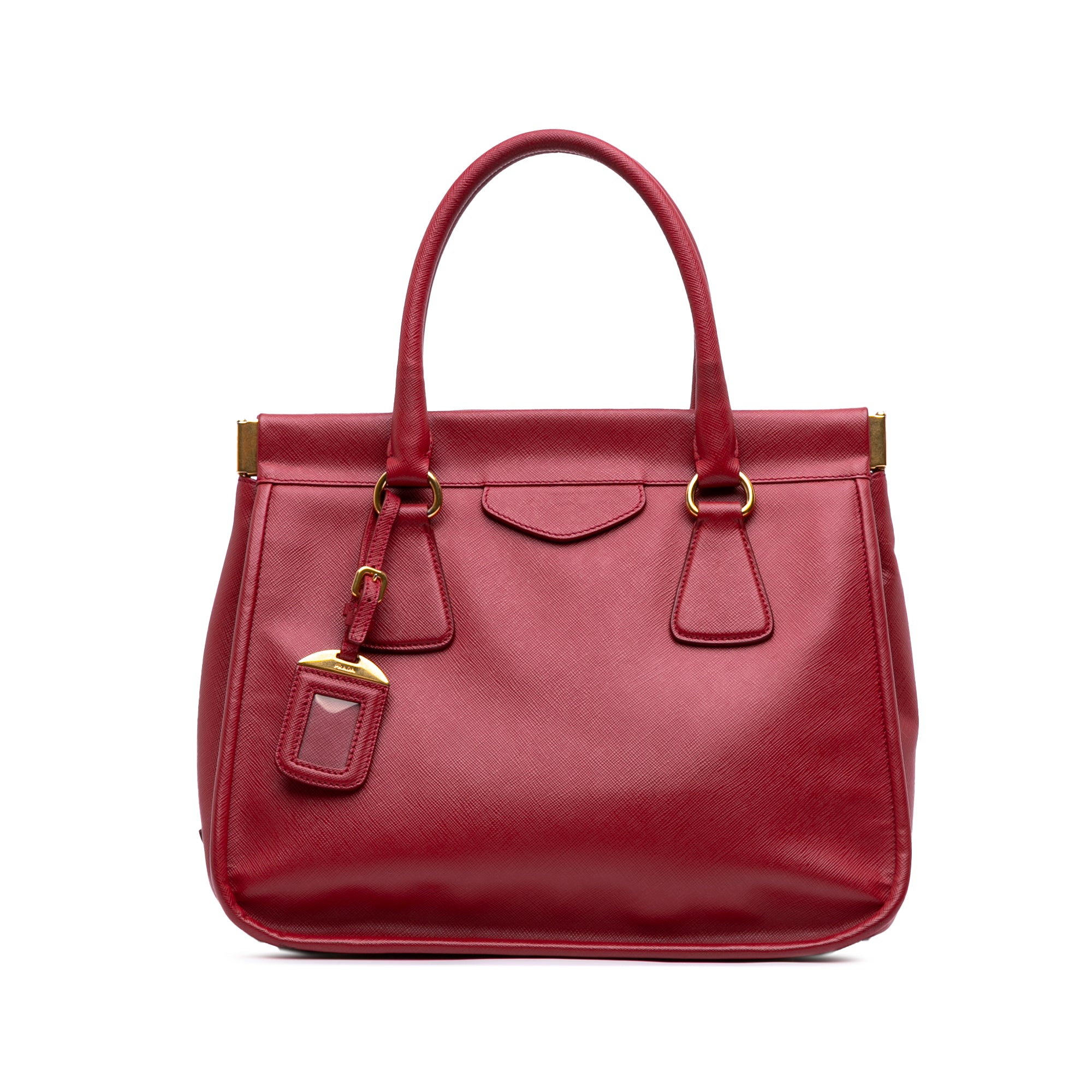 Saffiano Lux Frame Tote - Image 1