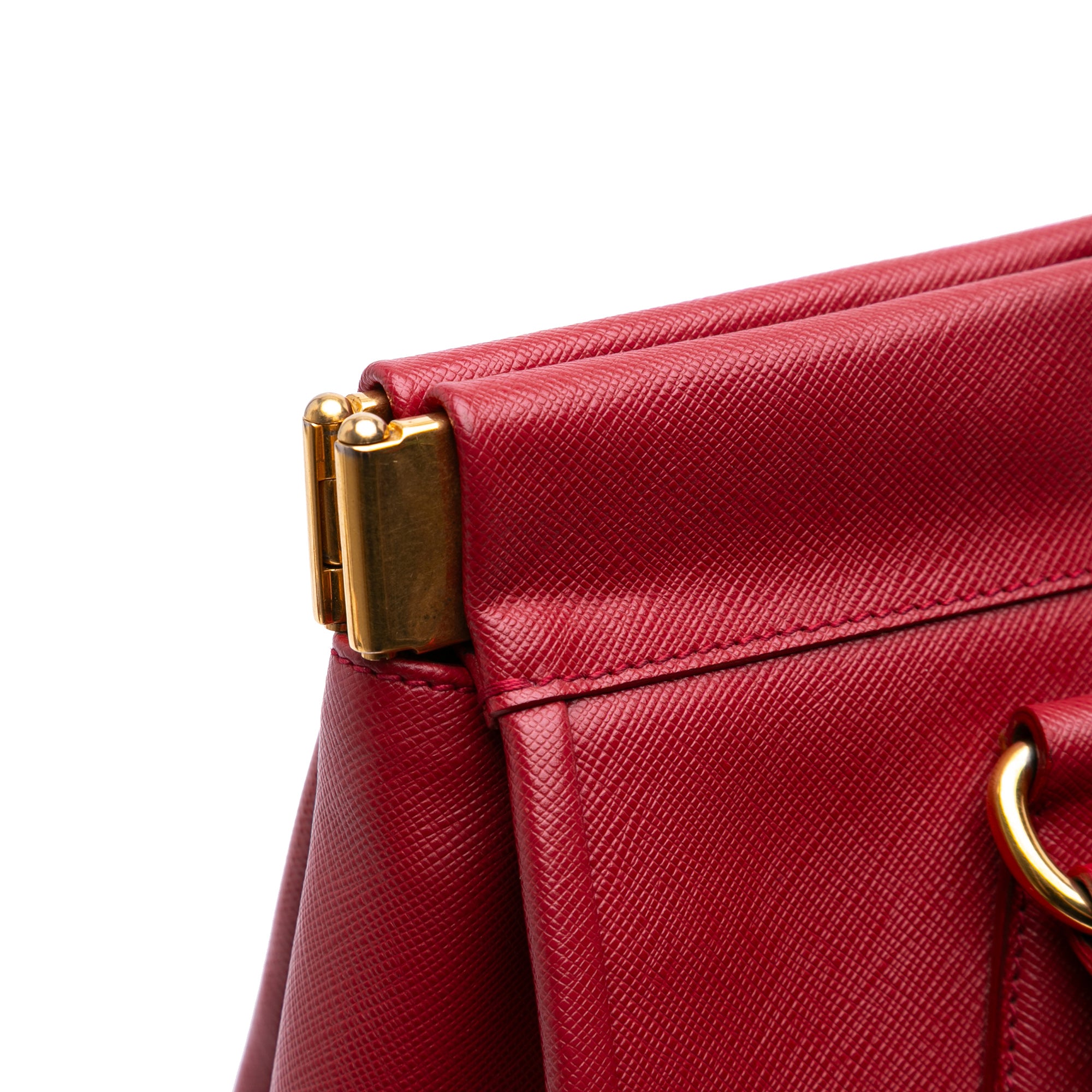 Saffiano Lux Frame Tote - Image 8