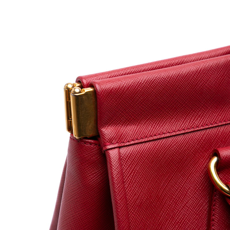 Saffiano Lux Frame Tote - Image 8