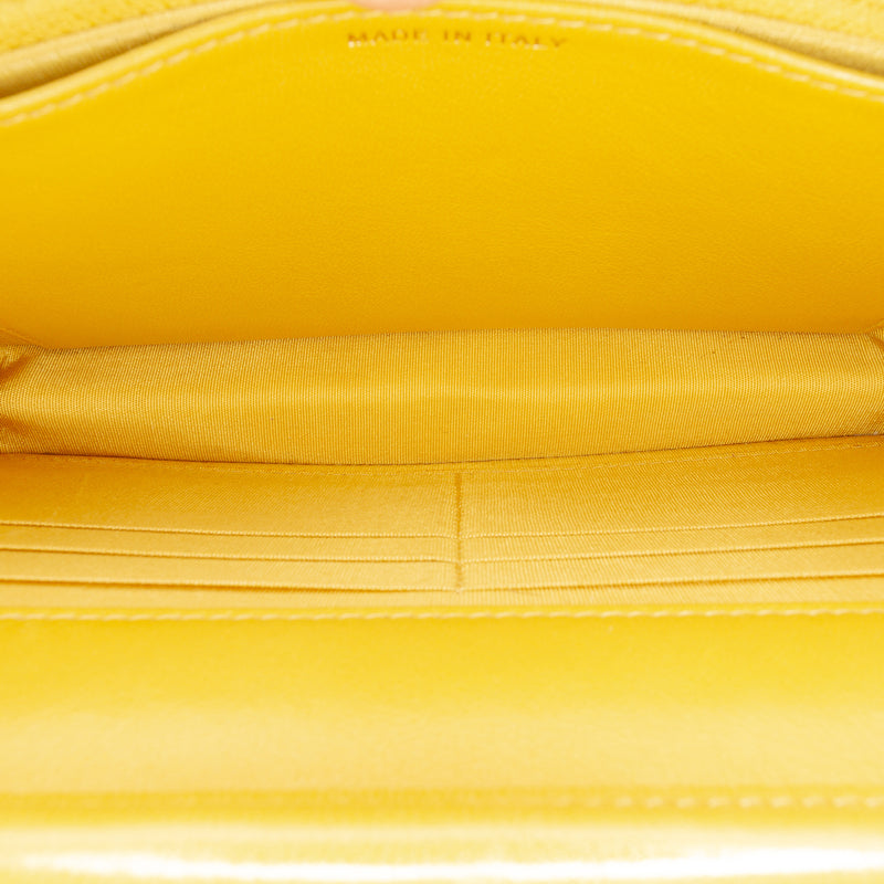 Small Reversed Chevron Lambskin Flap - Image 4