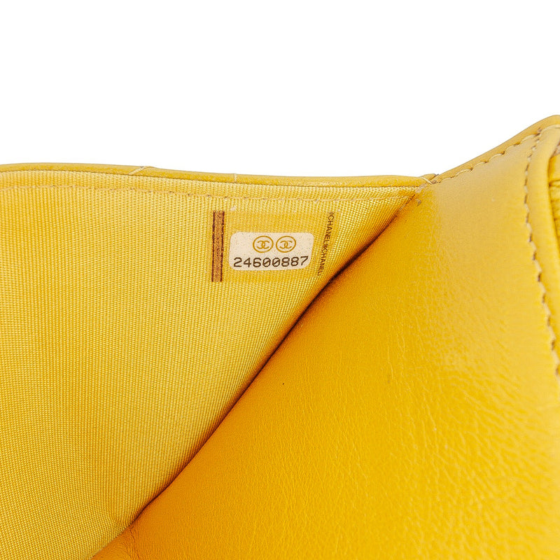 Small Reversed Chevron Lambskin Flap - Image 6