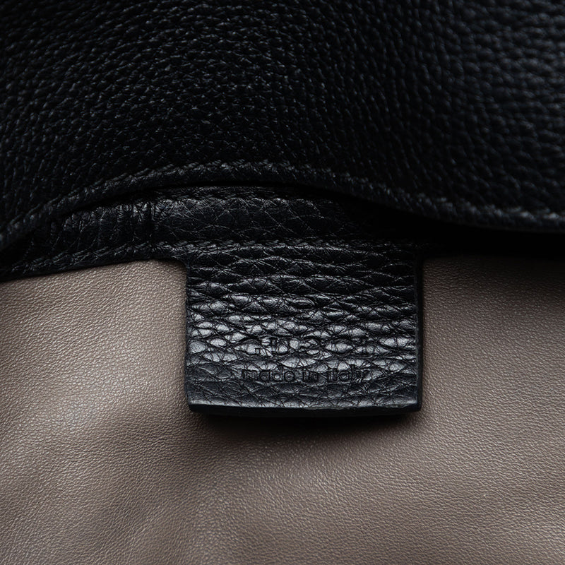 Pebbled Leather Lady Tassel Tote - Image 5