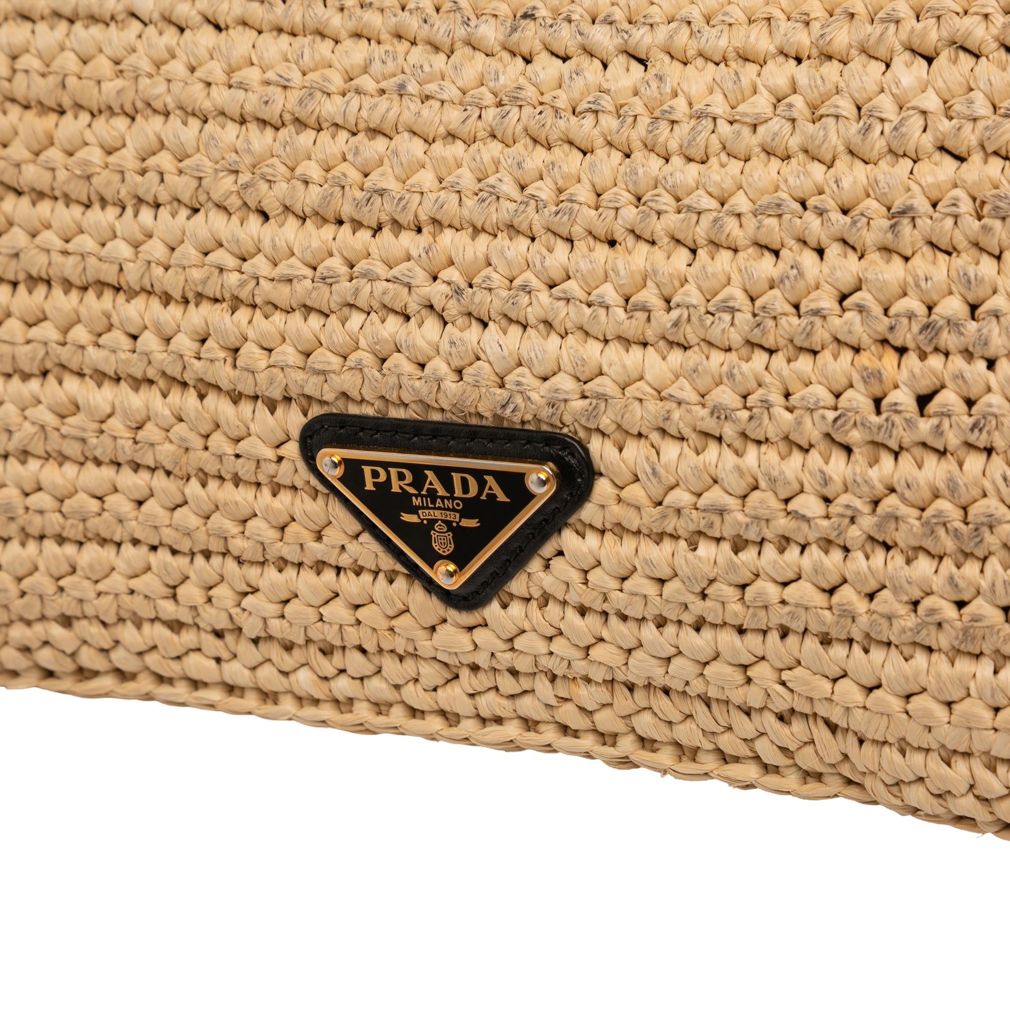 Raffia Effect Crochet Logo Embroidered Crossbody - Image 8