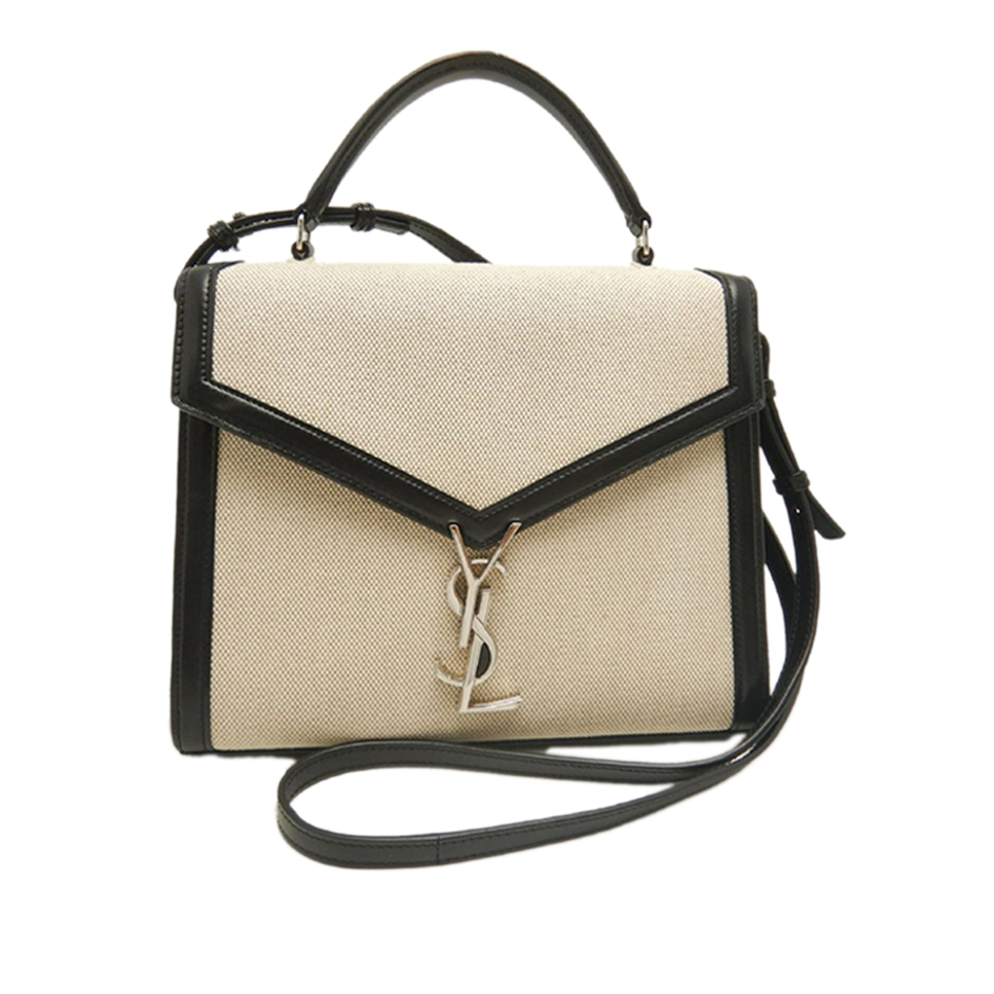 Medium Canvas Cassandra Top Handle Bag - Image 1
