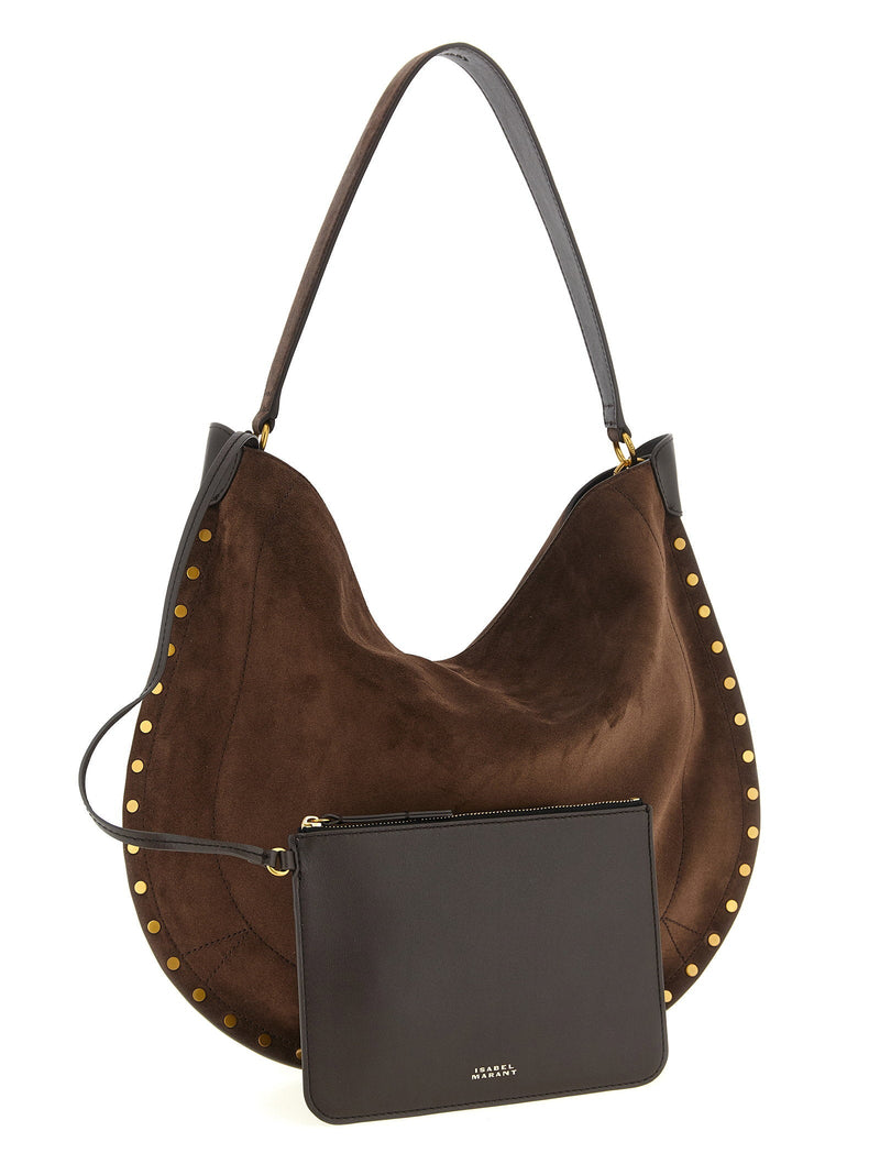 Isabel Marant Oskan Hobo Bag — Brown Suede Body
