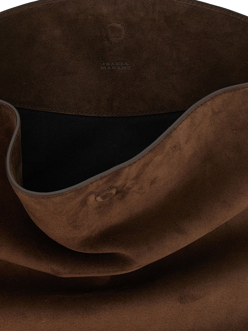 Isabel Marant Oskan Hobo Bag — Brown Suede Body