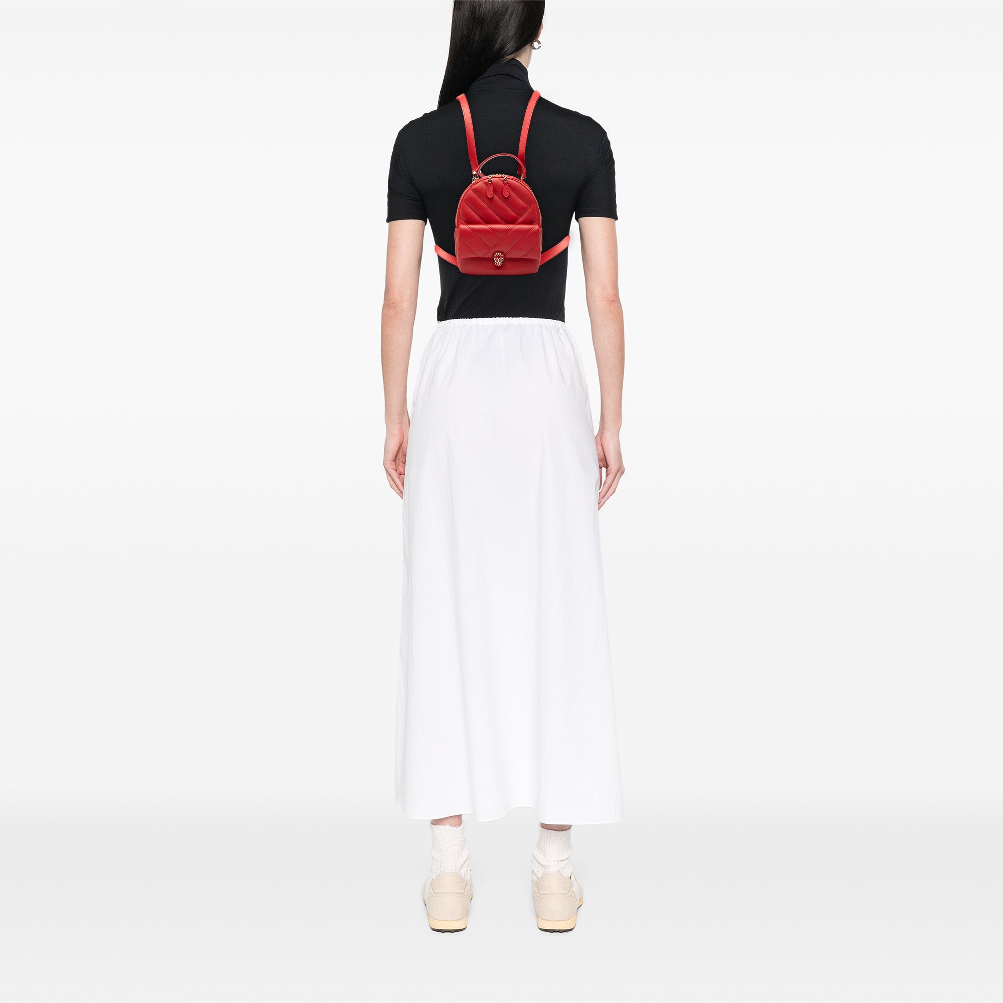 Leather Serpenti Cabochon Backpack - Image 6