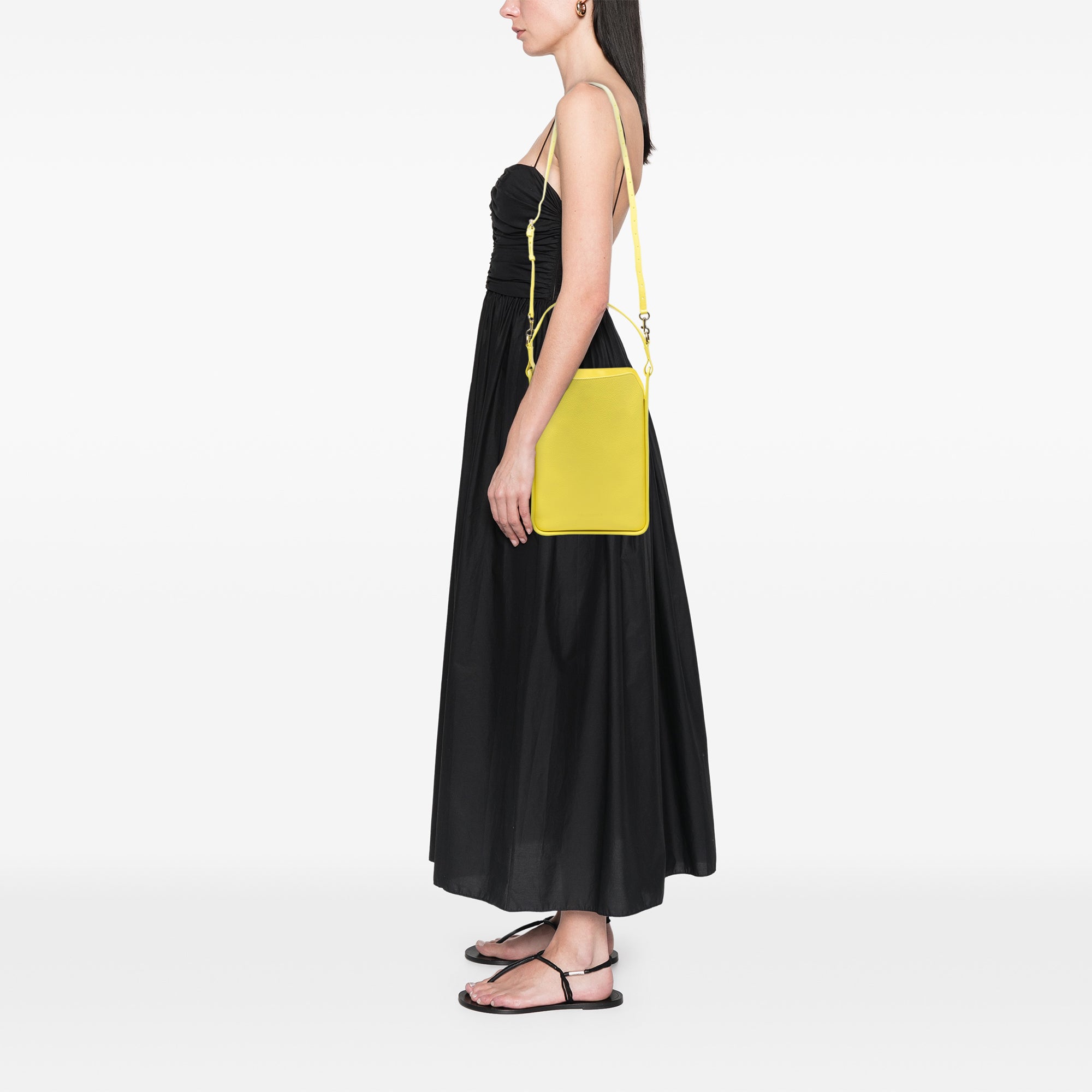 Small Pebbled Calfskin Tool 2.0 North South Tote - Image 7