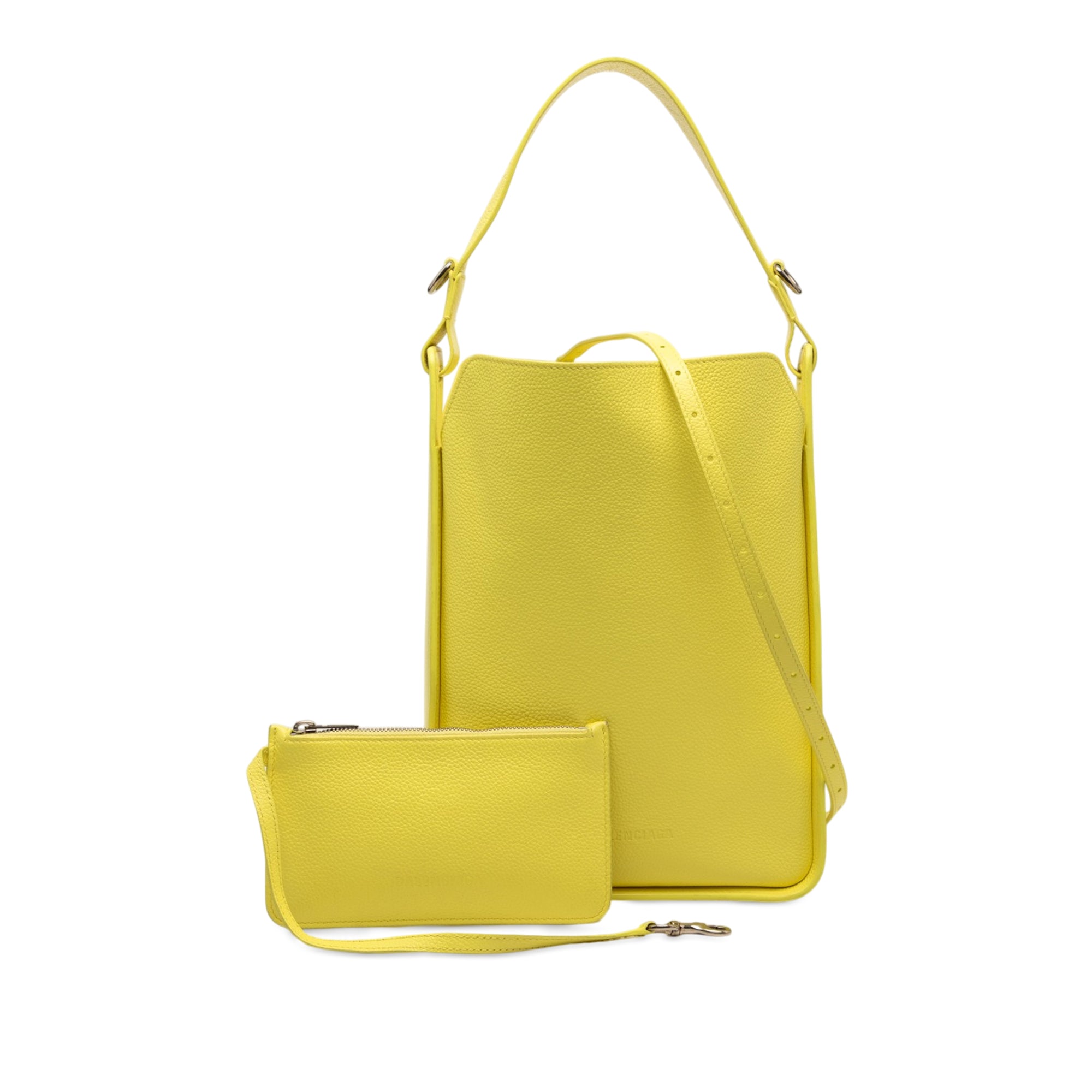Small Pebbled Calfskin Tool 2.0 North South Tote - Image 8