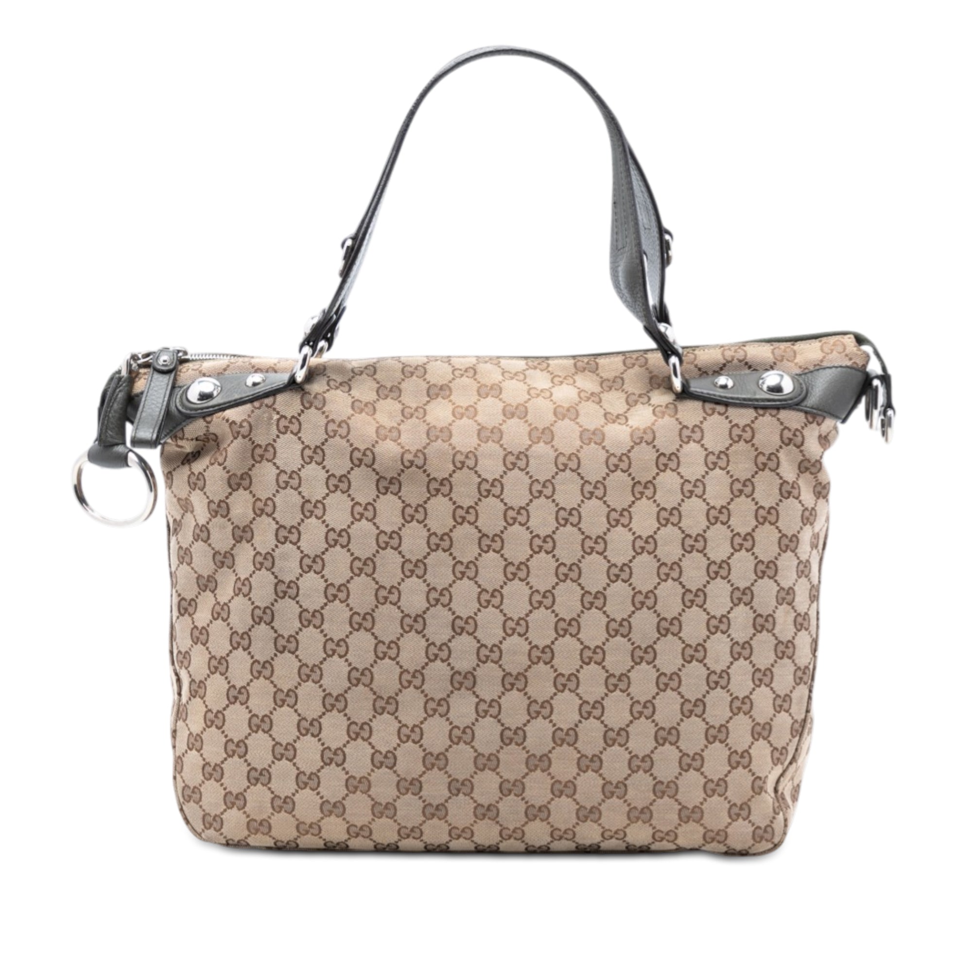 Large GG Canvas Icon Bit Satchel - Image 1