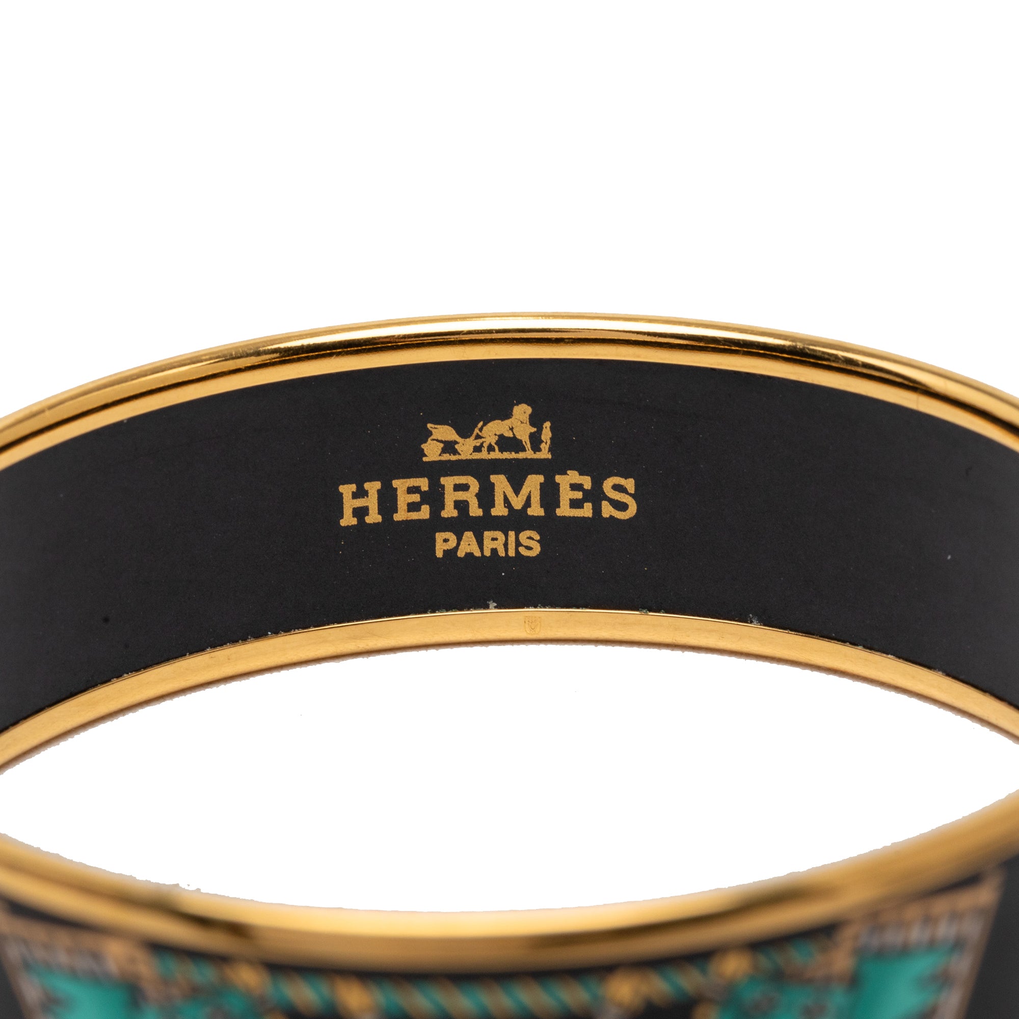 Wide Printed Enamel Bangle 65 - Image 4