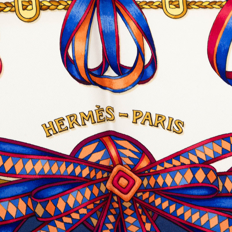 Les Rubans du Cheval Silk Scarf 90 - Image 3