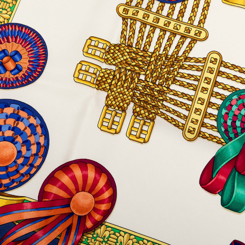 Les Rubans du Cheval Silk Scarf 90 - Image 5