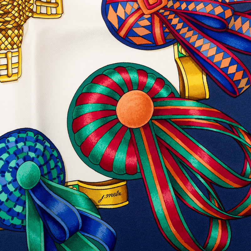 Les Rubans du Cheval Silk Scarf 90 - Image 7