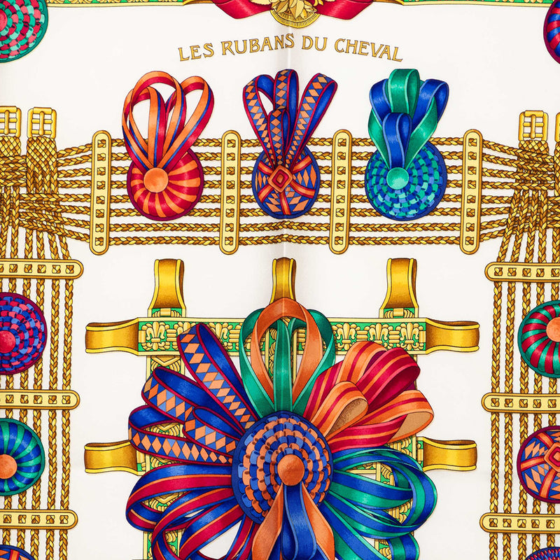 Les Rubans du Cheval Silk Scarf 90 - Image 8