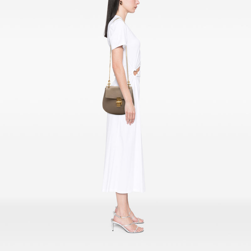 Small Grained Calfskin Drew Crossbody - Image 6