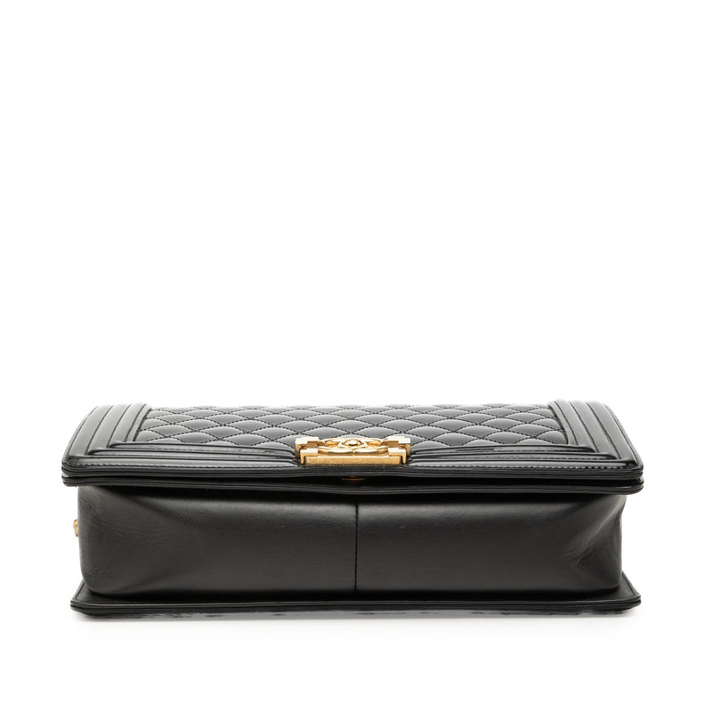 Medium Quilted Patent Boy Flap - Image 3
