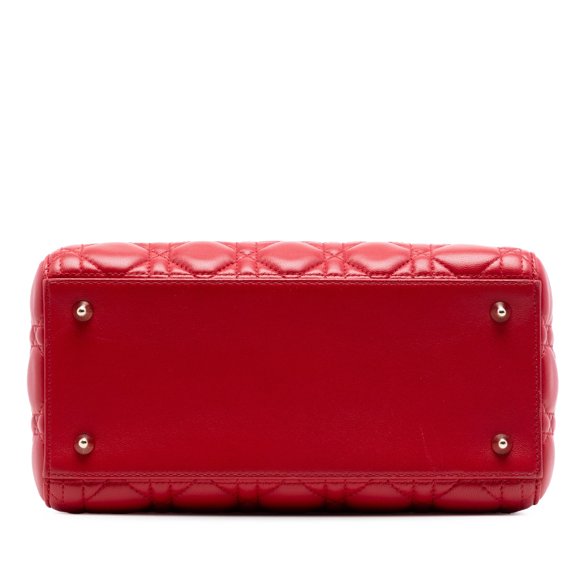 Medium Lambskin Cannage Lady Dior - Image 3