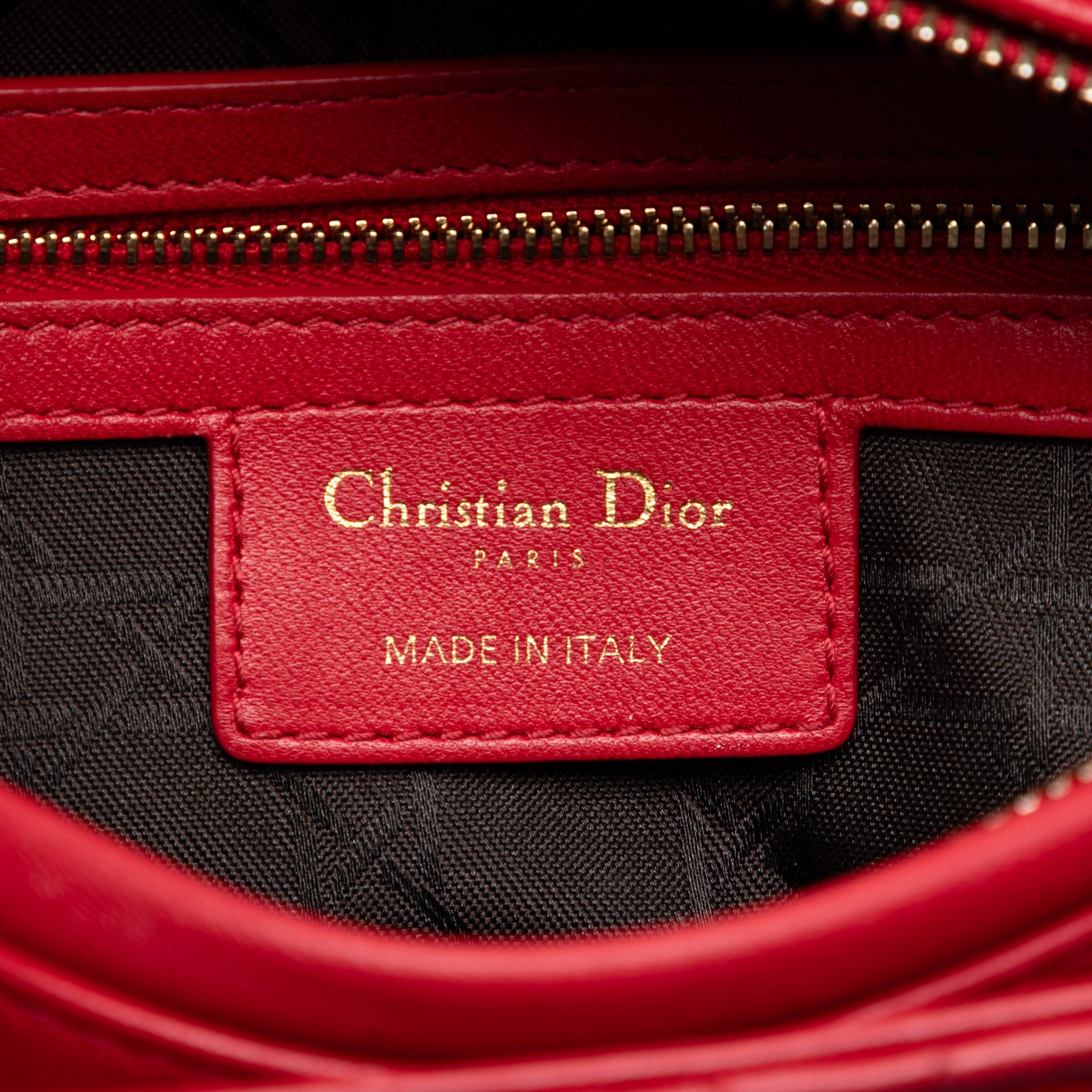 Medium Lambskin Cannage Lady Dior - Image 5