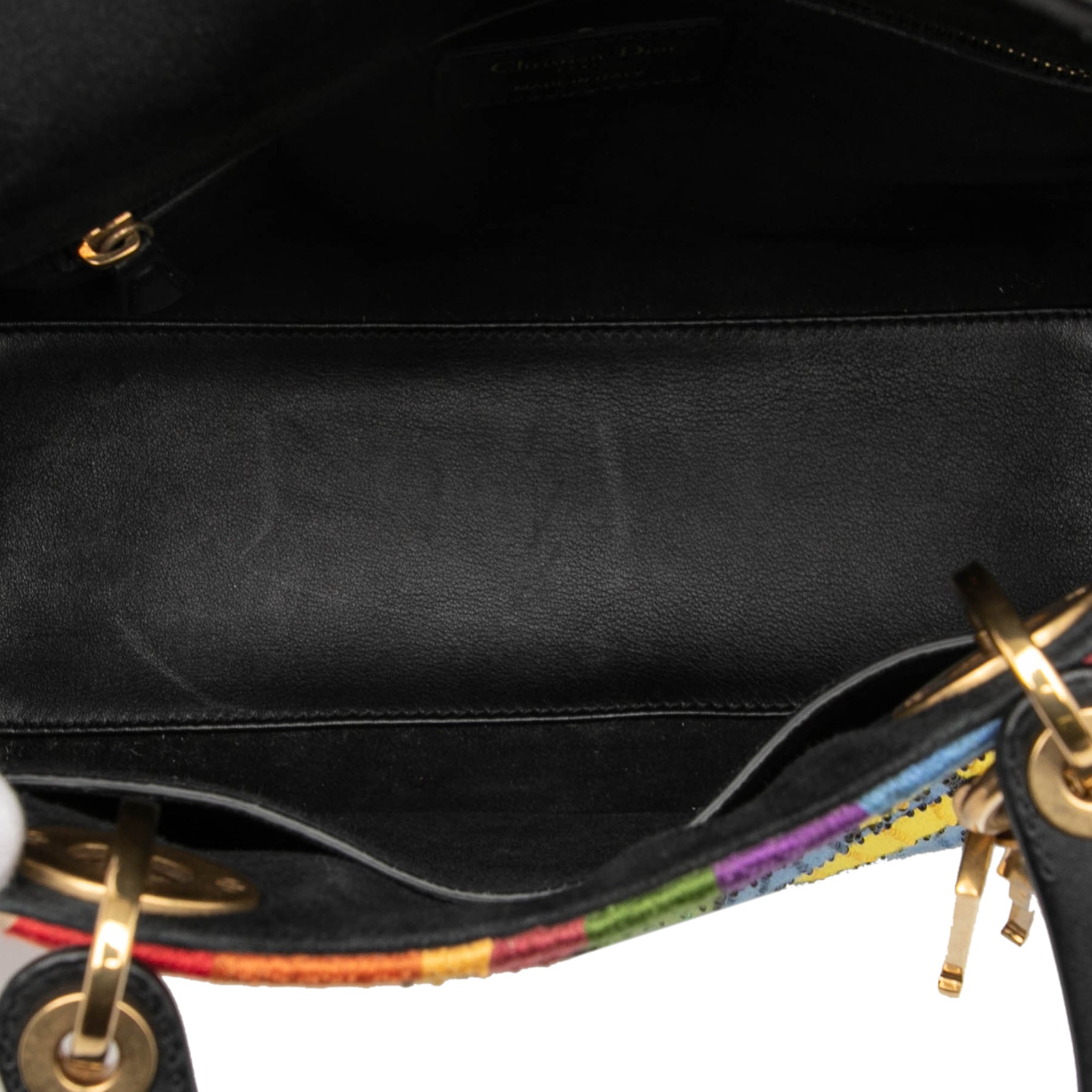 Medium Canvas Beaded and Embroidered Tarot Judgment Lady Dior - Image 4