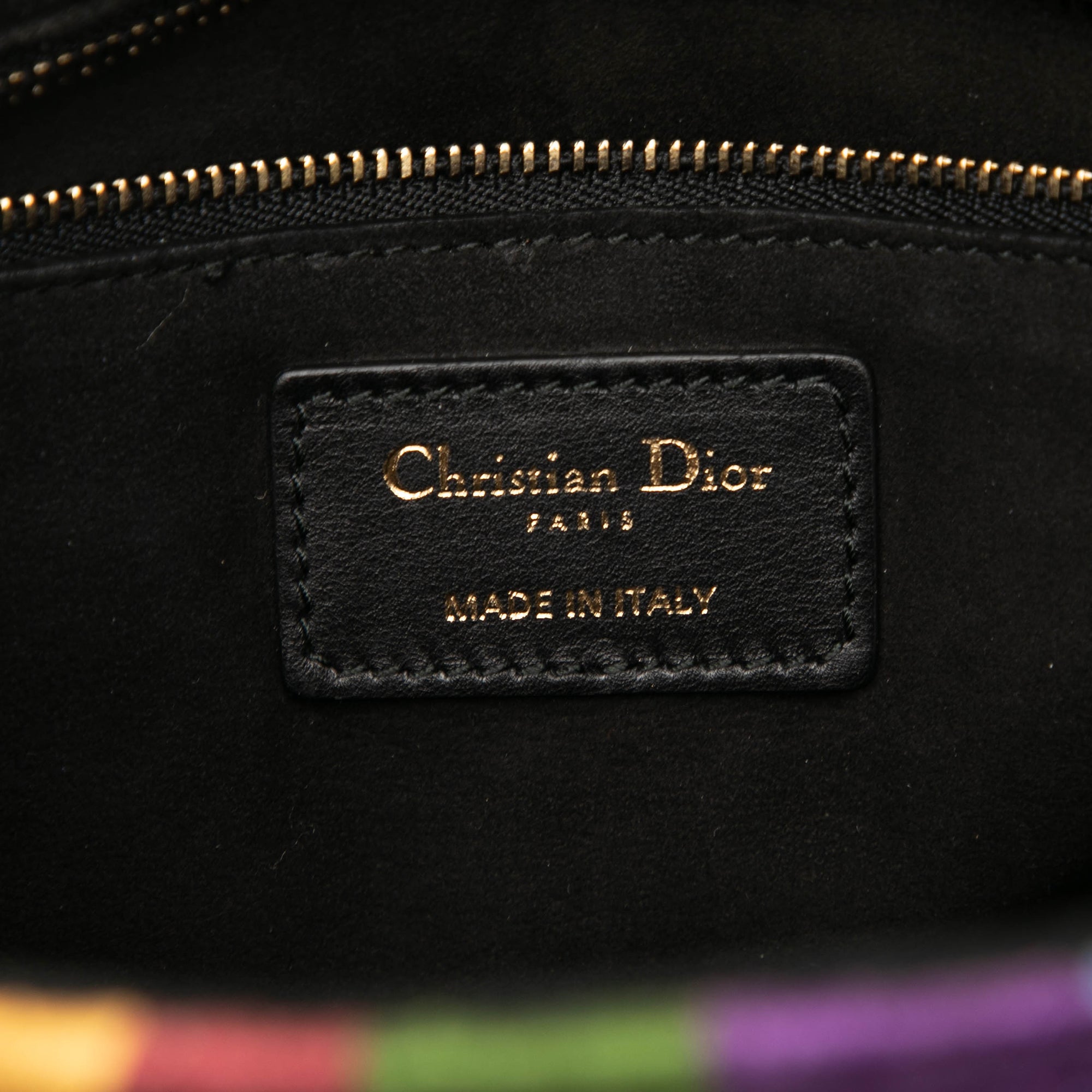 Medium Canvas Beaded and Embroidered Tarot Judgment Lady Dior - Image 5