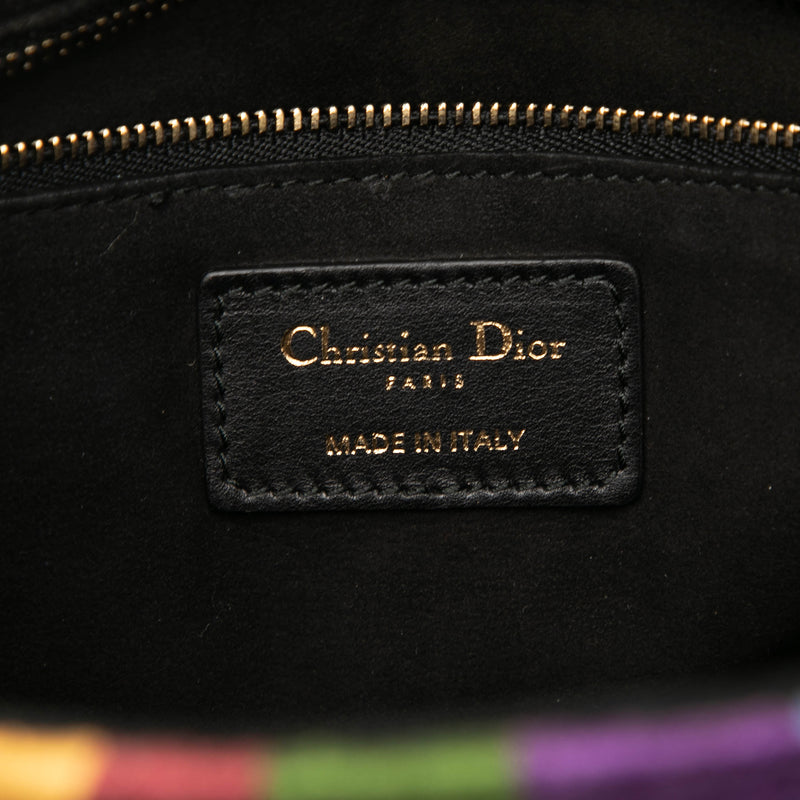 Medium Canvas Beaded and Embroidered Tarot Judgment Lady Dior - Image 5
