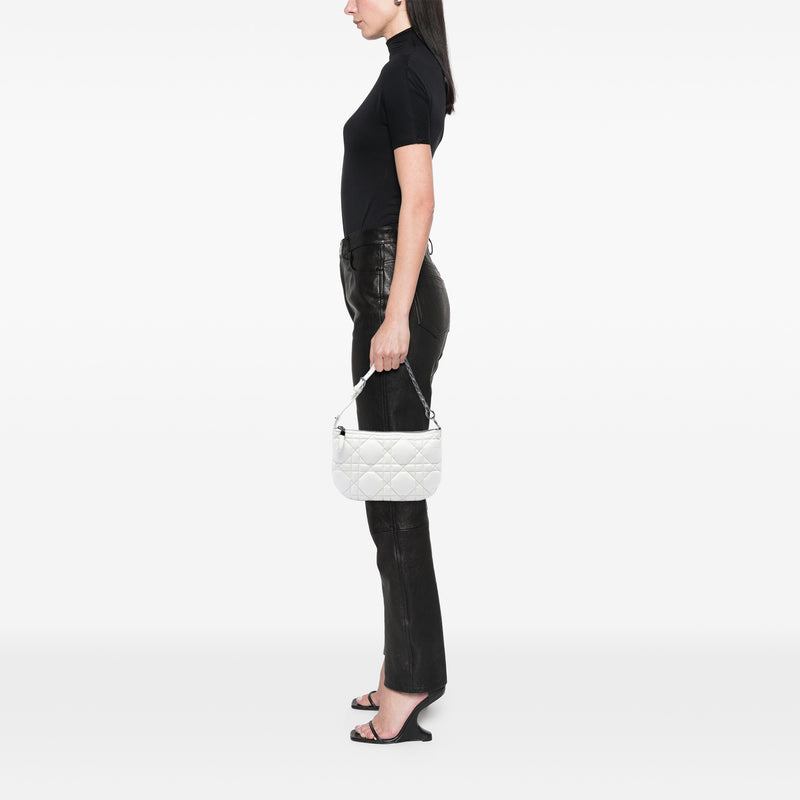 Mini Calfskin Macrocannage Dior Caro Tulip Bag - Image 5