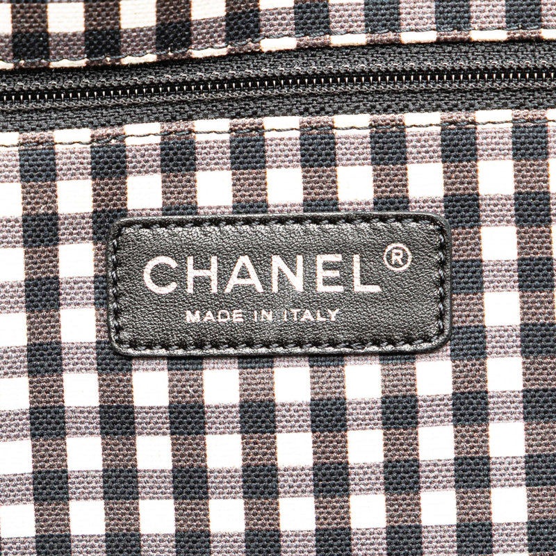 Printed Canvas Gingham Weekender Tote - Image 5