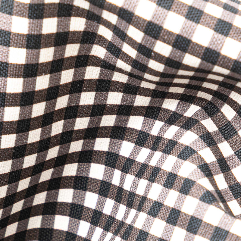 Printed Canvas Gingham Weekender Tote - Image 9