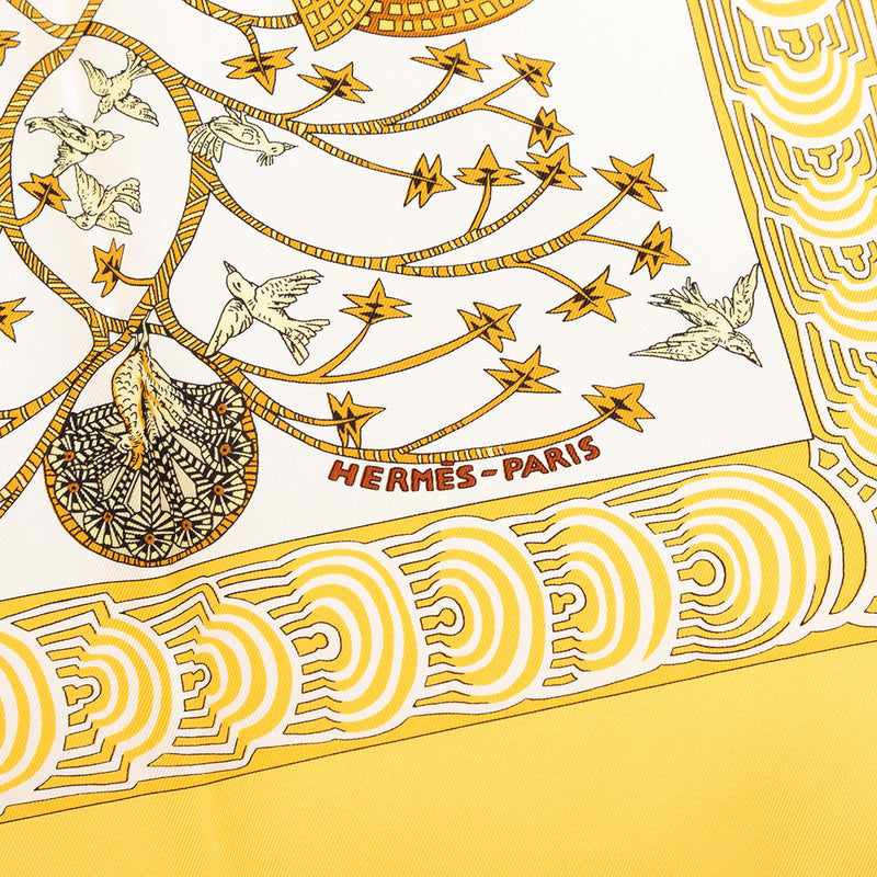 Les Legendes de l Arbre Silk Scarf 90 - Image 2