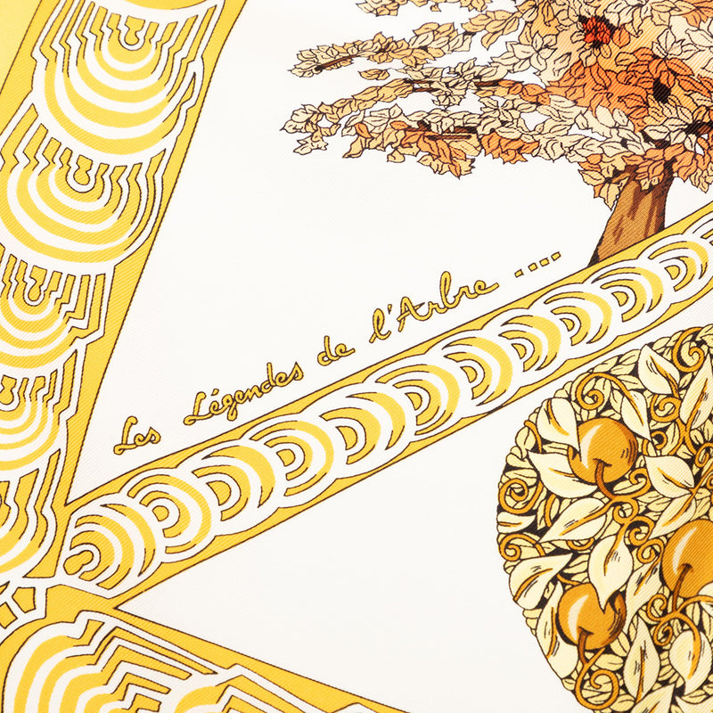 Les Legendes de l Arbre Silk Scarf 90 - Image 5